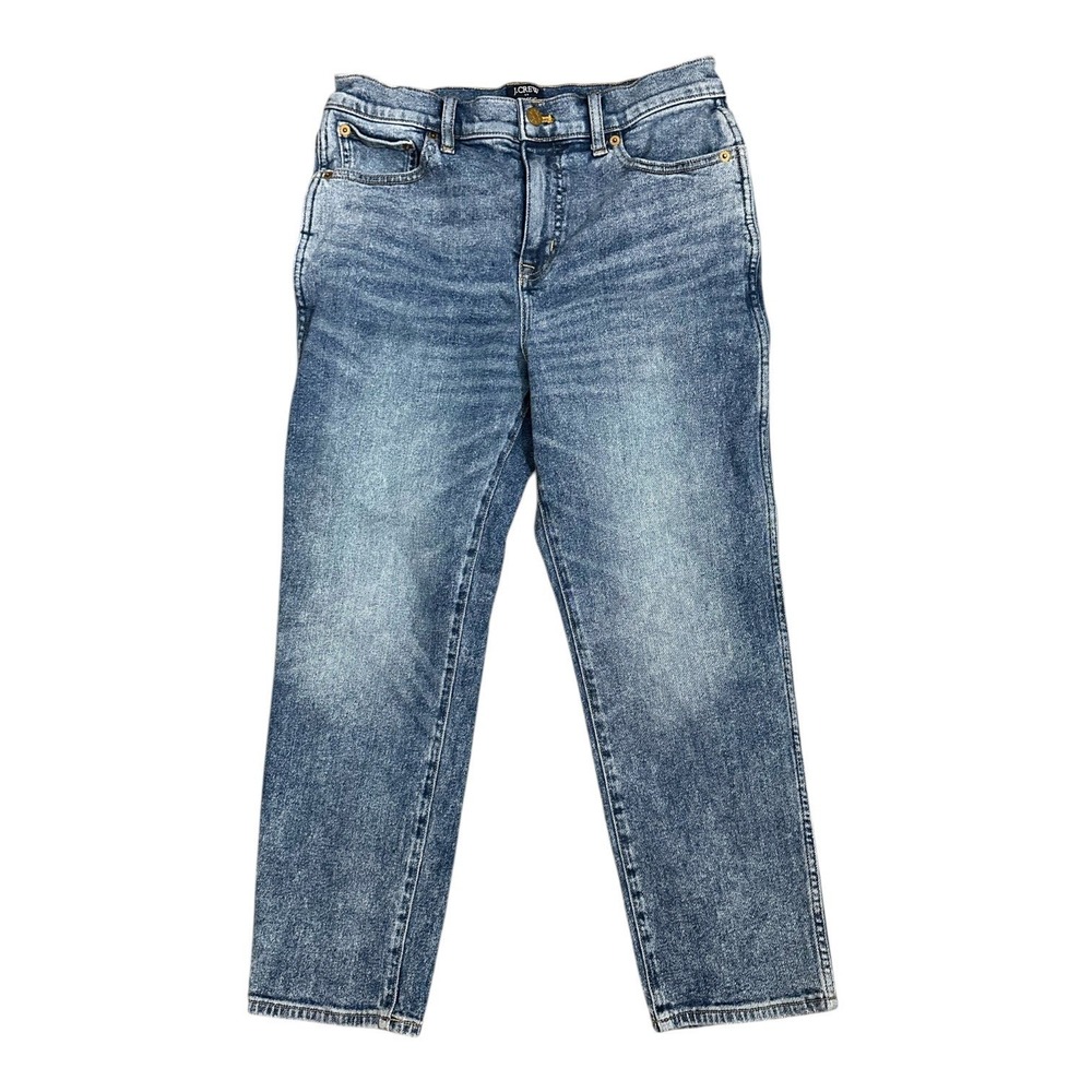 J.Crew Classic Vintage 90's Straight Leg Jeans Medium Wash High Rise Women's 28P